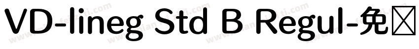 VD-lineg Std B Regul字体转换